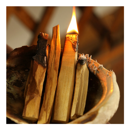 palo santo : bâton d'encens naturel, purifie l'air, créer une atmosphère pour méditer